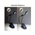 1pc Music Stand Lamp, 4 LED Double Arms Clip-On Light For Piano, Guitar, Erhu Instrument